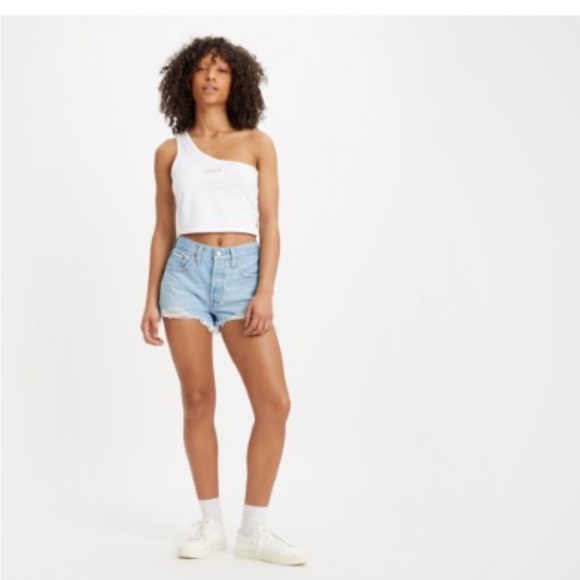 501® LEVI'S® ORIGINAL SHORTS SIZE WAIST 28. Excellent condition. - Picture 1 of 7